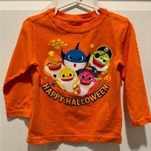 Baby Shark Halloween long sleeve shirt.